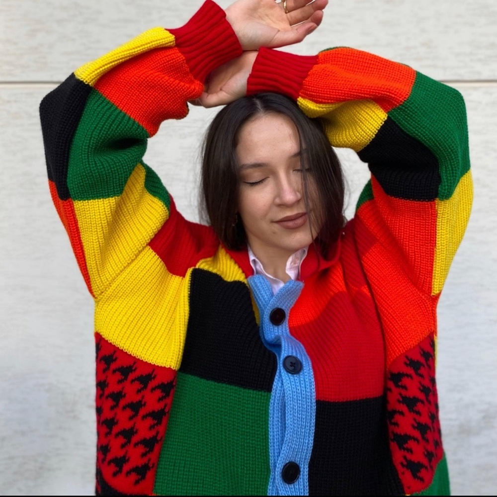 Harry Styles hand knit cardigan